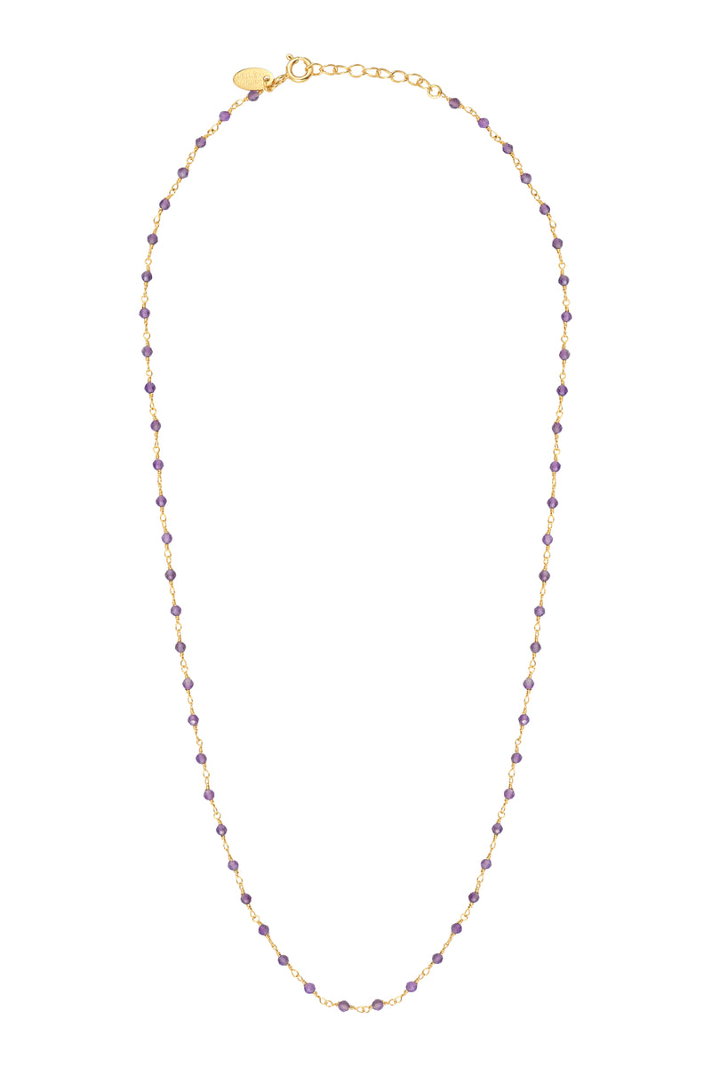 Collier Roxana Long 45Cm Amethyste