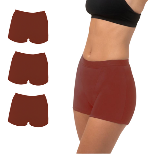 Set De 3 Calzoncillos Menstruales Roxy - Holly Berry