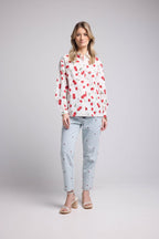 Chemise - Blanc Et Rouge