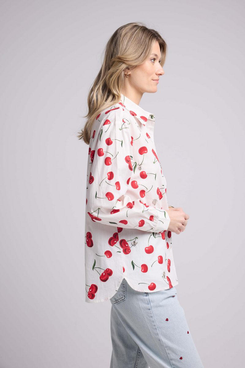 Chemise - Blanc Et Rouge