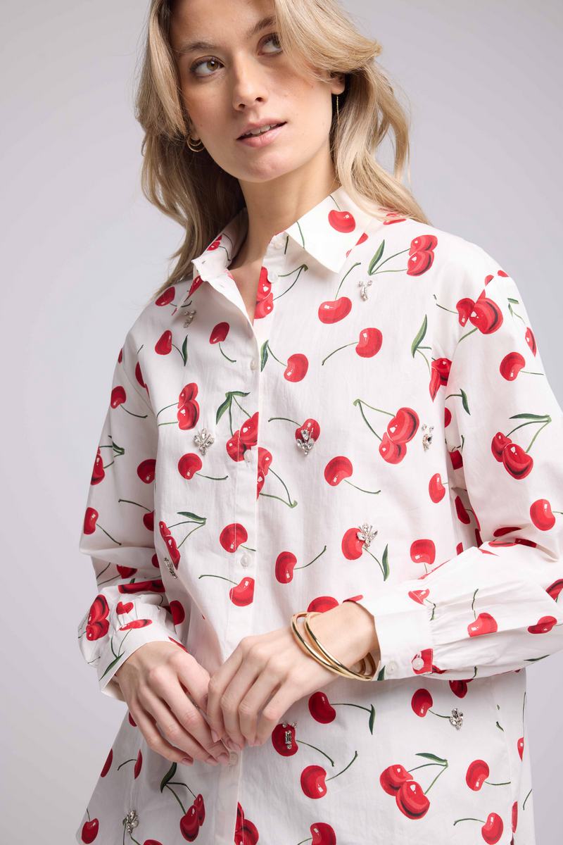 Chemise - Blanc Et Rouge
