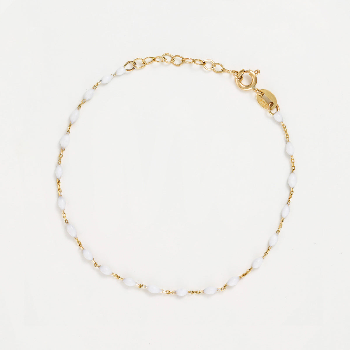 Bracelet " Amada Blanc" Or Jaune 375/1000