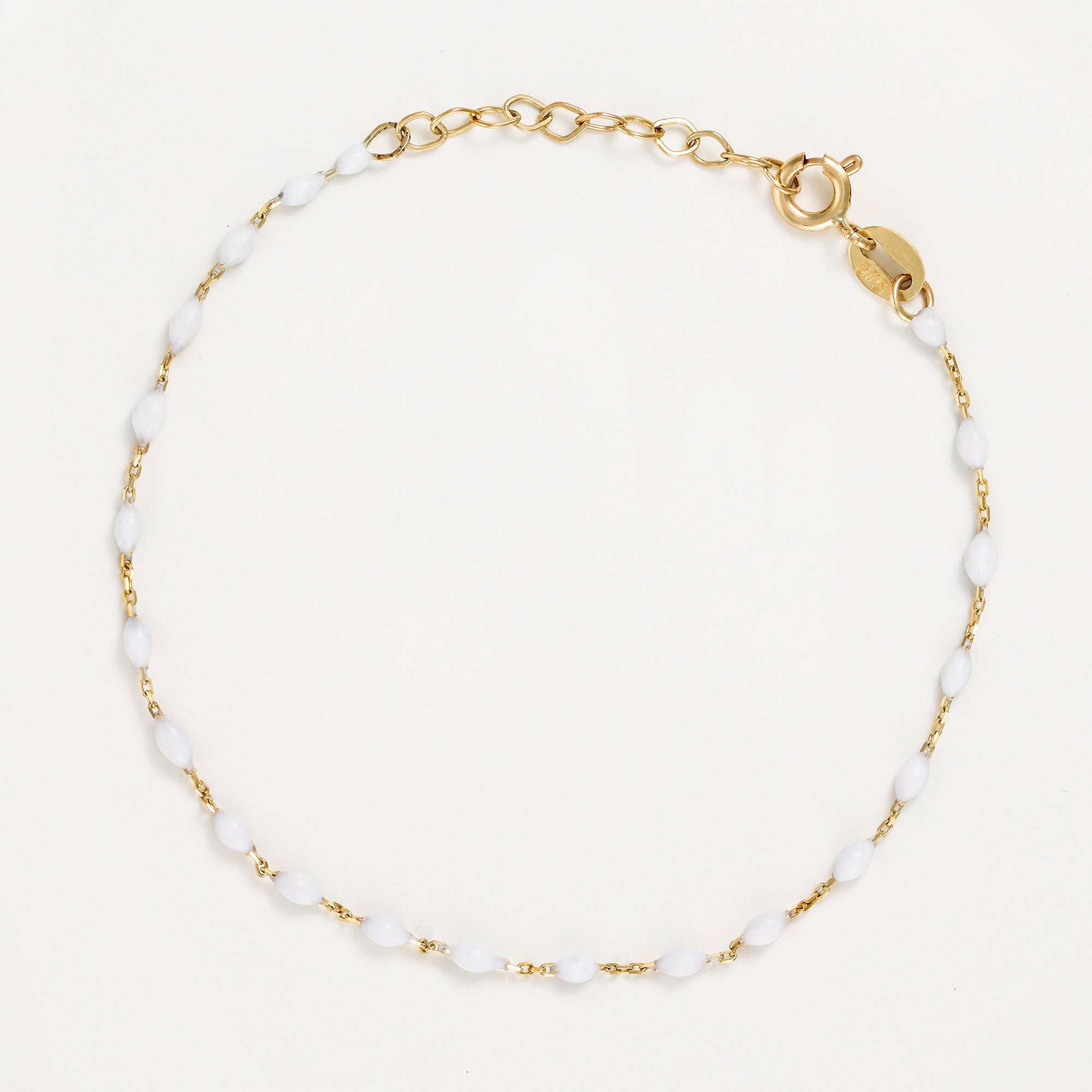 Pulsera Amada Blanca - Oro amarillo