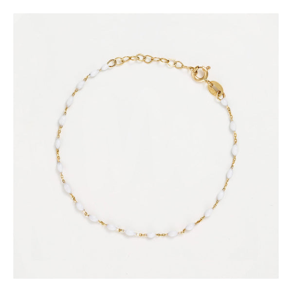 Pulsera “Amada Blanca” Oro Amarillo 375/1000