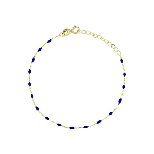 Bracelet "Amada Bleu" - Yellow Gold 375/1000