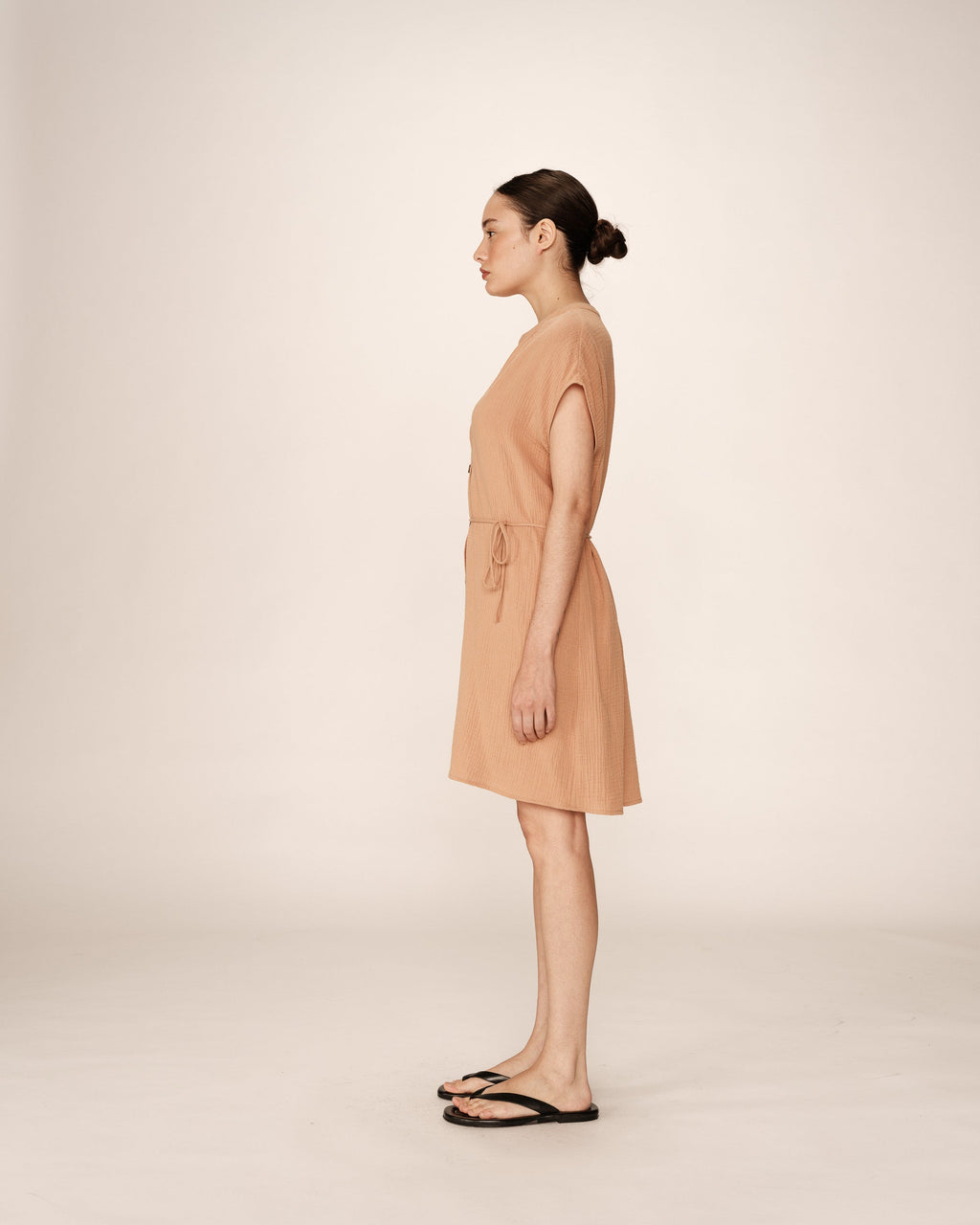Robe Courte Rozana - Camel
