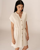 Robe Courte Rozana - Ecru