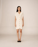 Robe Courte Rozana - Ecru