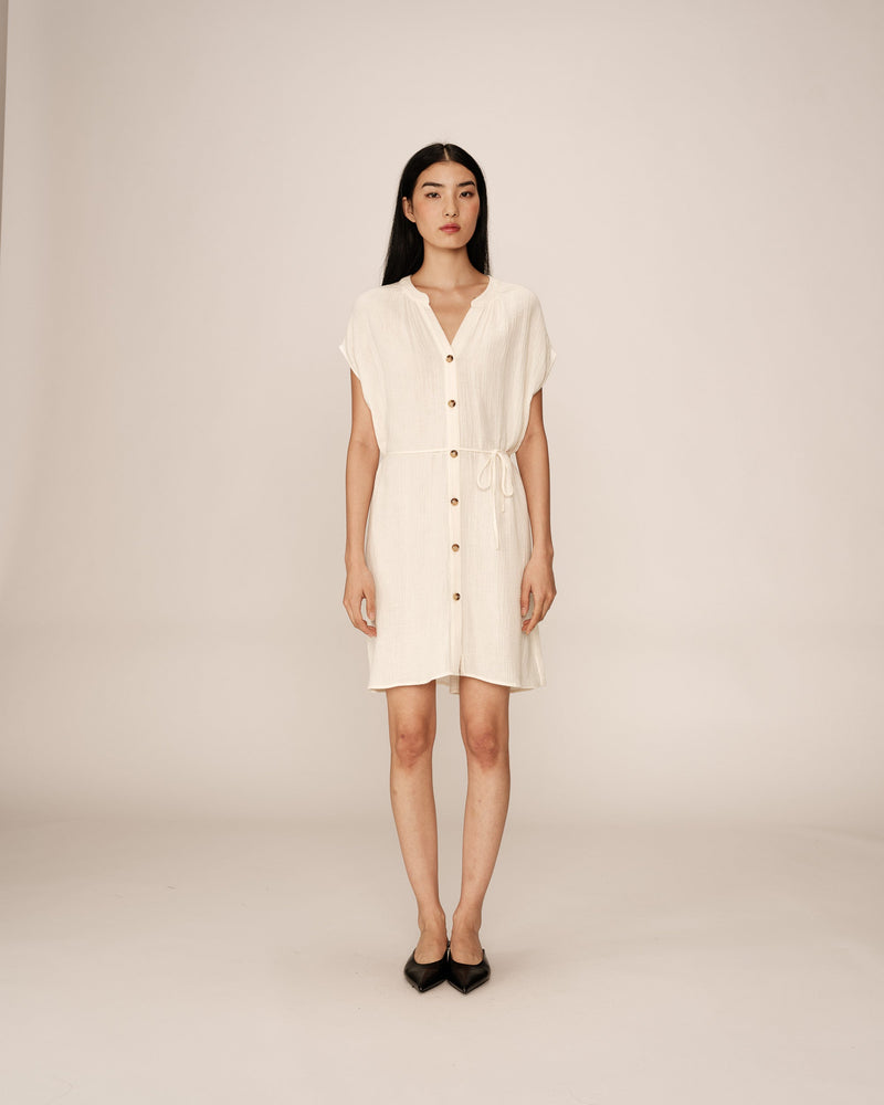 Robe Courte Rozana - Ecru