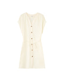 Robe Courte Rozana - Ecru