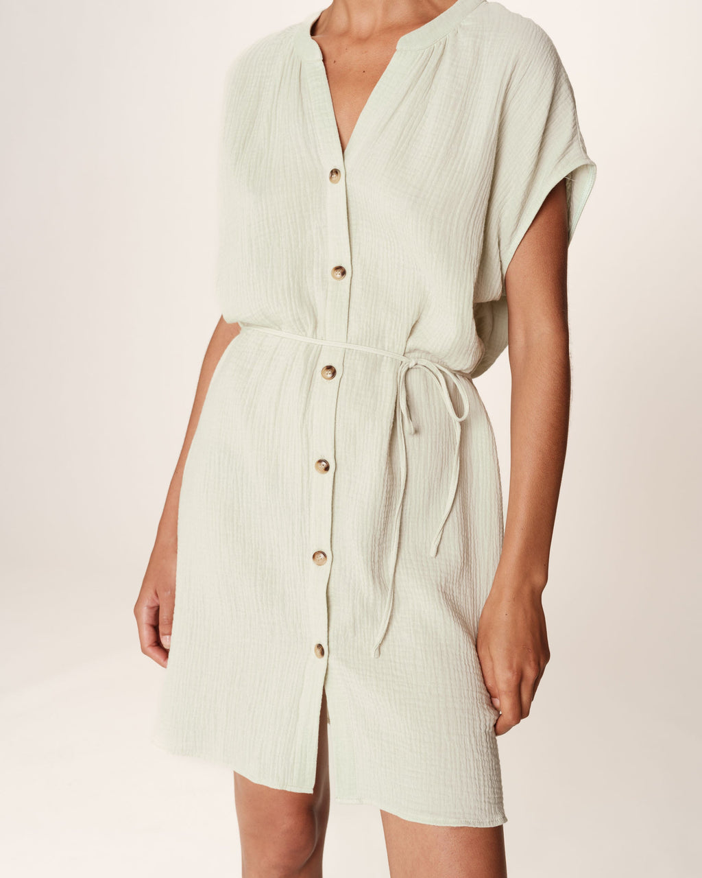 Robe Courte Rozana - Menthe
