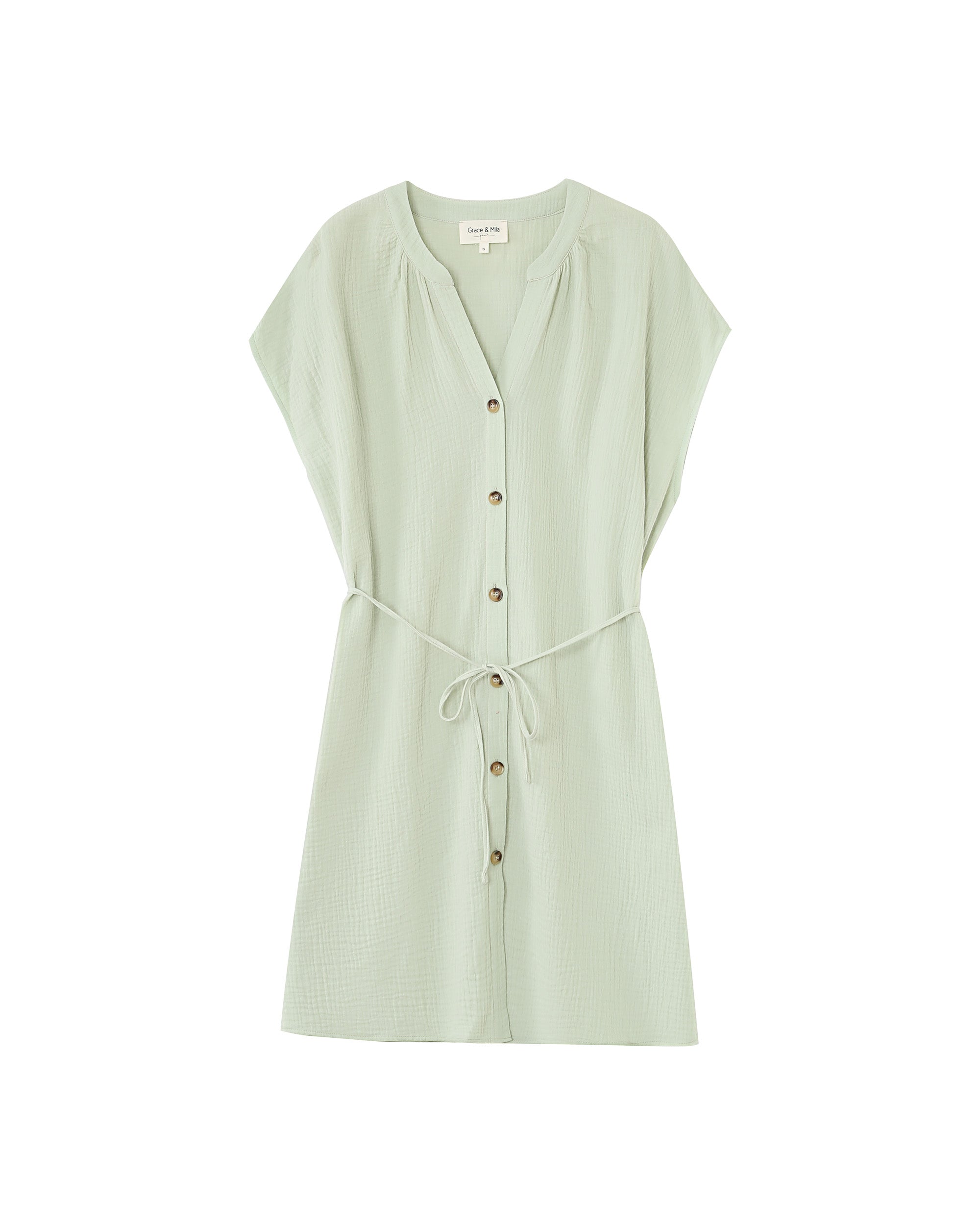 Robe Courte Rozana - Menthe