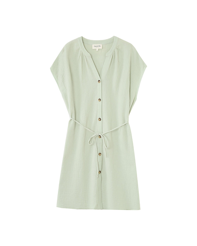 Vestido Corto Rozana - Menta