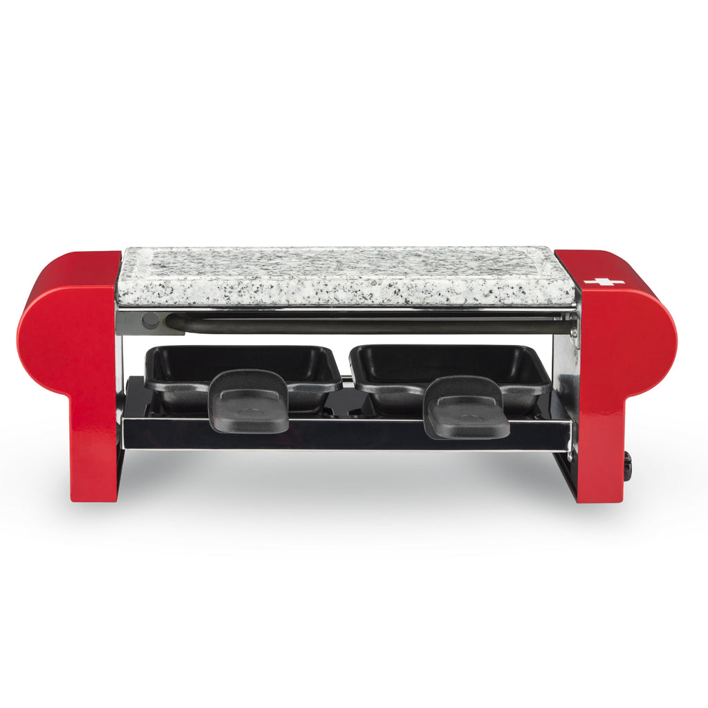Raclette & Cooking Stone - 2 People - Red