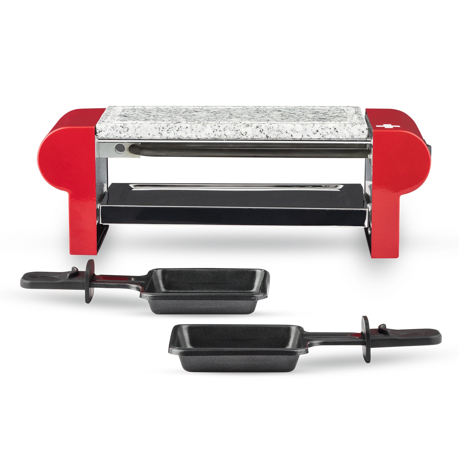 Raclette & Cooking Stone - 2 People - Red