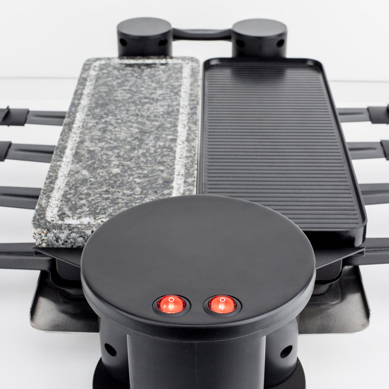 Raclette 4 En 1 Convivial Design  - Noir