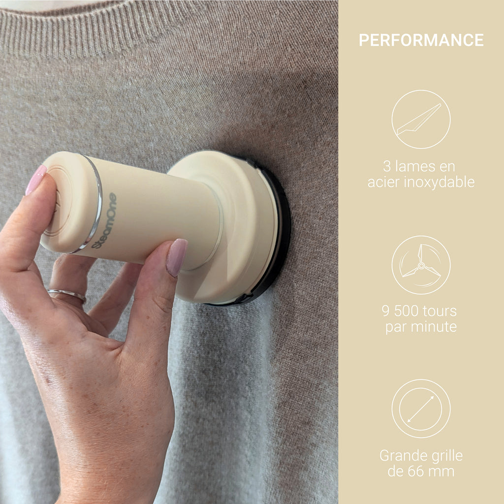 Pack - Karl XL Steamer + Lint Shaver - Beige