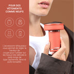 Pack - Steamer KARL XL + Rasoir Anti-Peluche - Terracotta