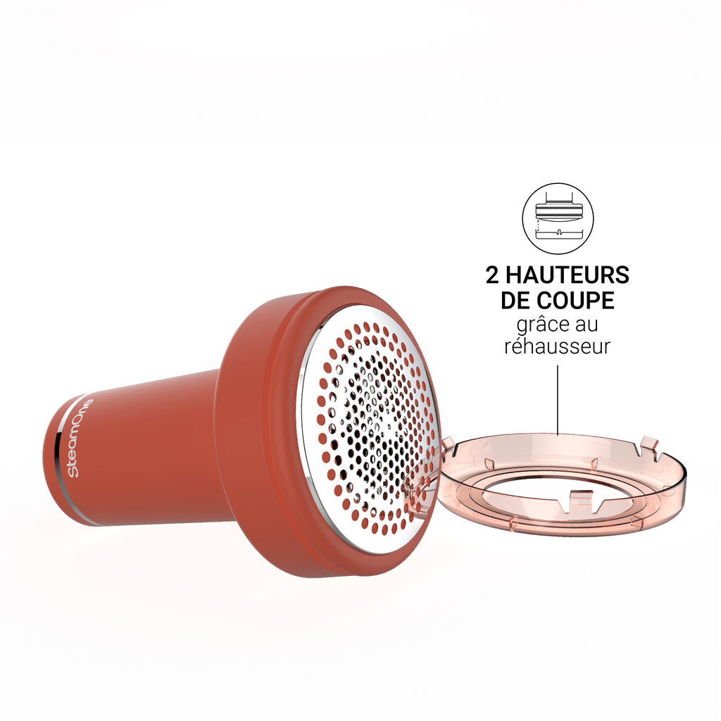 Pack - Steamer KARL XL + Rasoir Anti-Peluche - Terracotta
