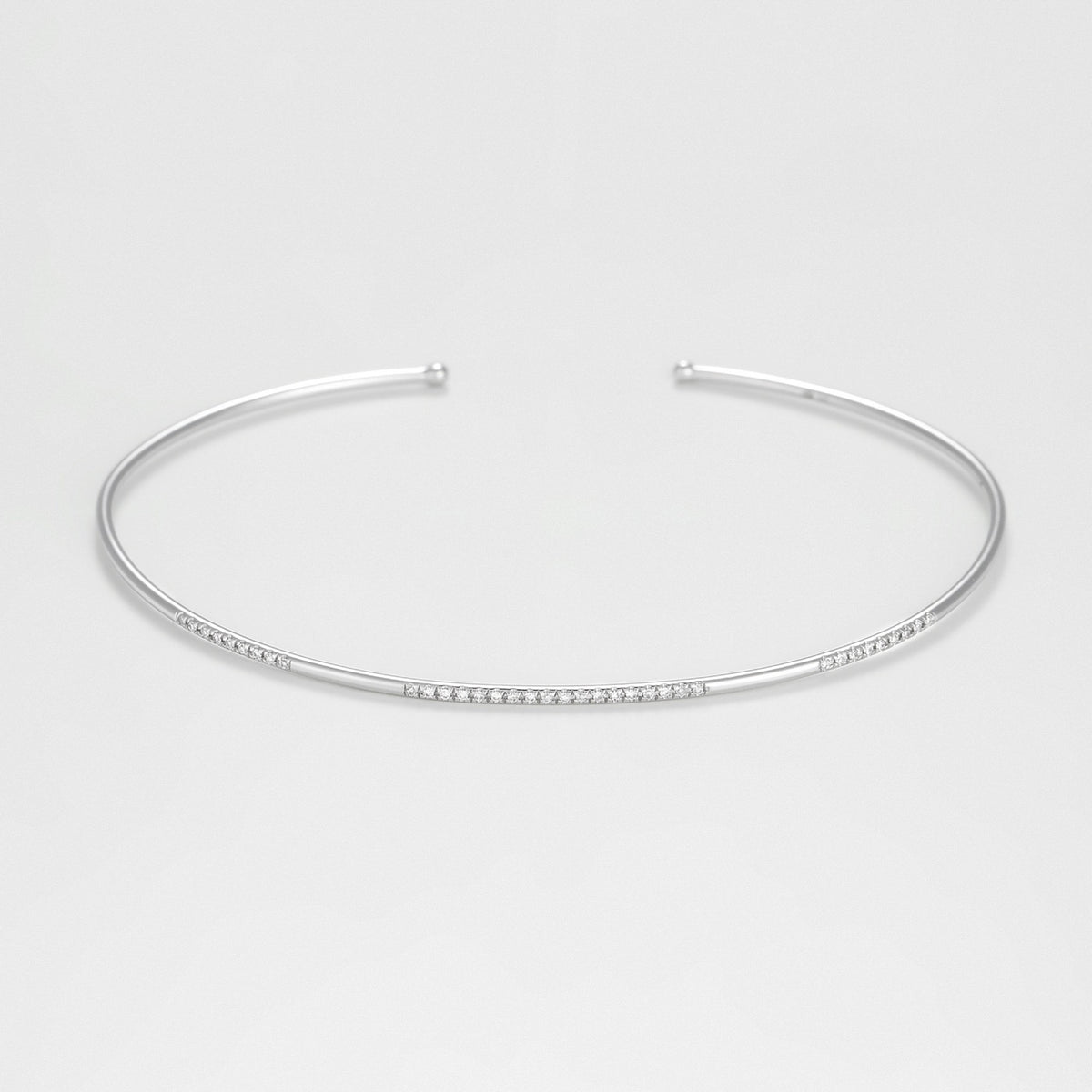 Armband "Divided Line Bangle" met diamanten 0,07 ct/36