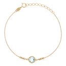 Bracelet "Belle Topaze" Or Jaune 375/1000