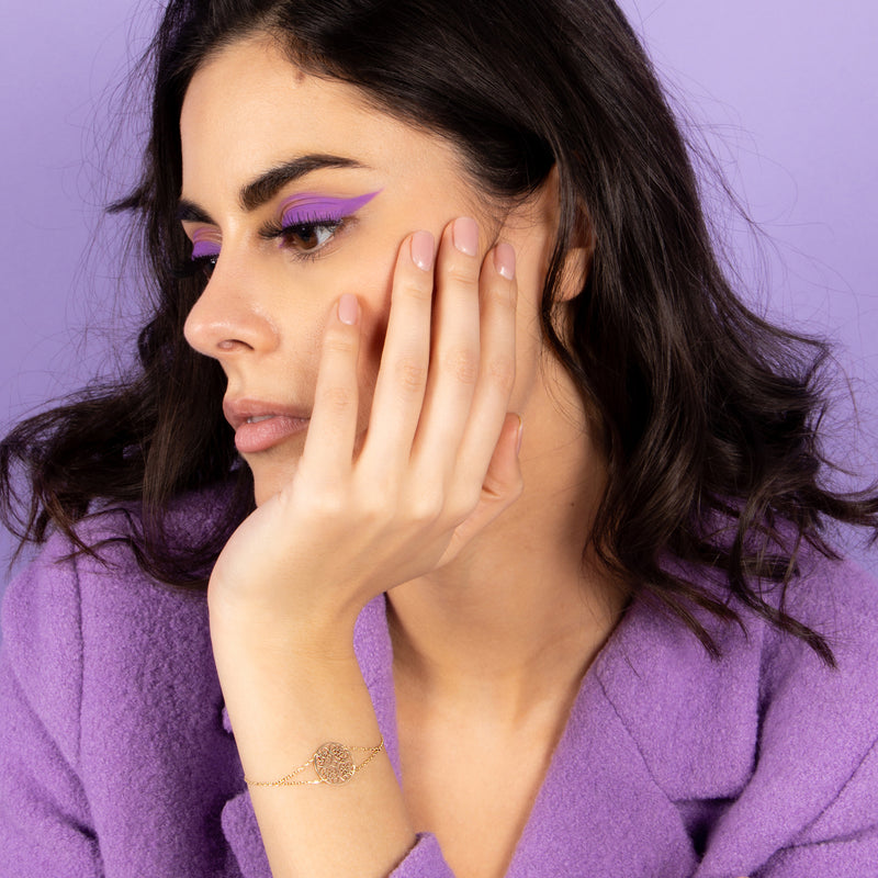 Bracelet "Soleil" - Or Jaune 375/1000