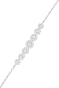 Bracelet "Diadème" Or Blanc 375/1000
