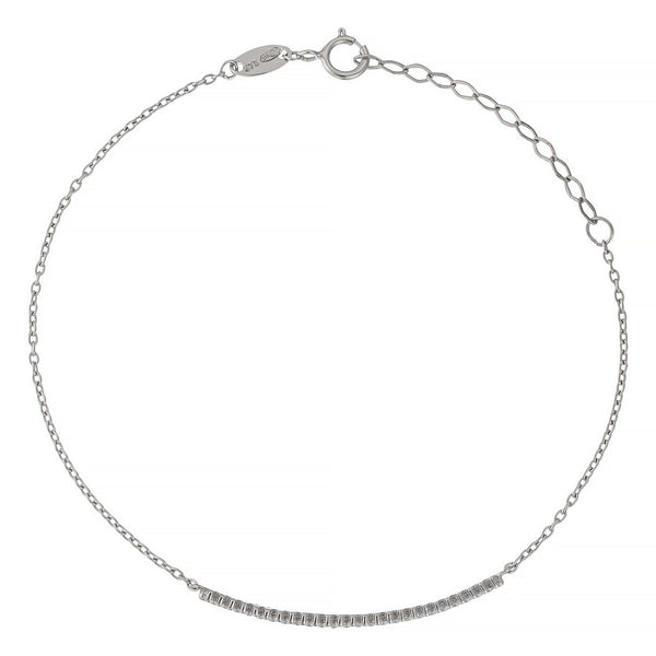 "Bar White Gold" Bracelet