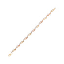 Bracelet "Donatella" - Or Tricolore 375/1000