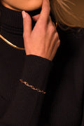 Bracelet "Donatella" Or Tricolore 375/1000