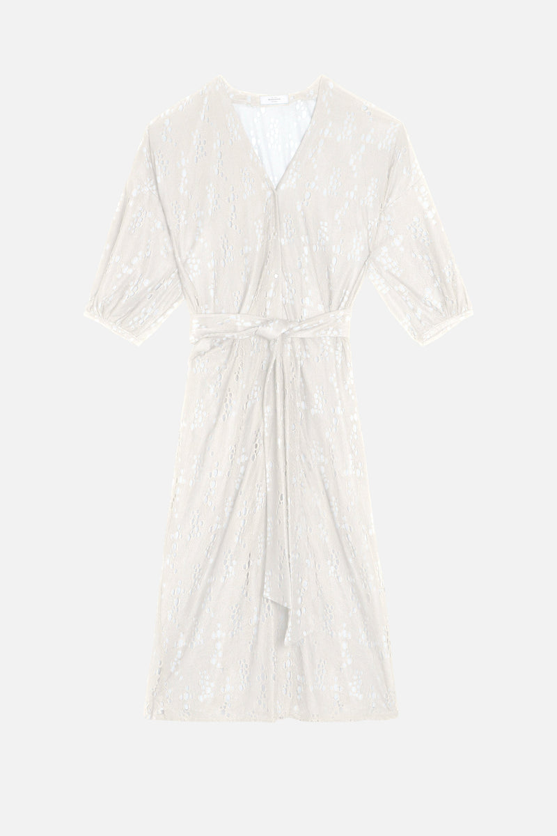 Robe Debbie Bulle - Blanc