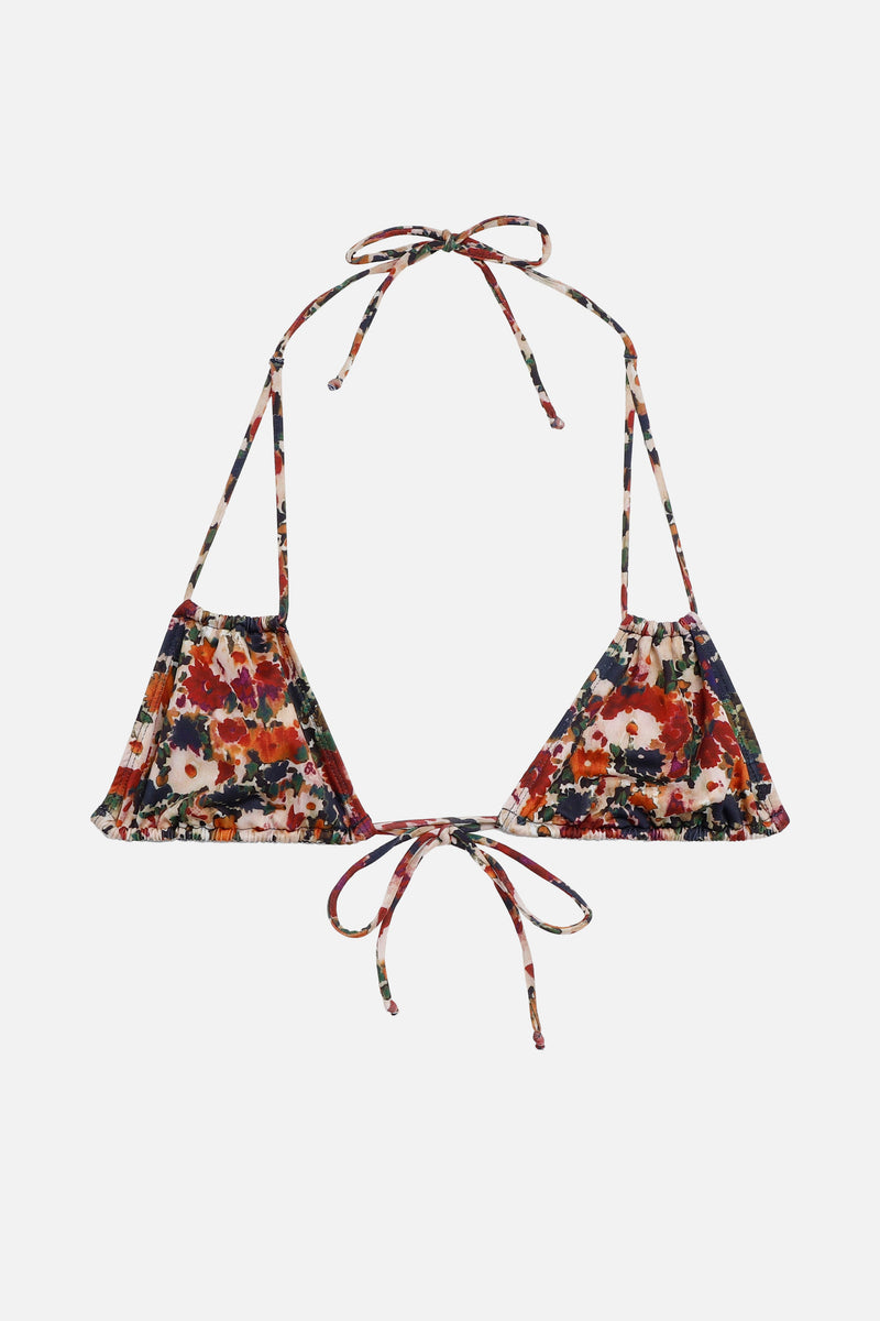 top clea maquette-print blush