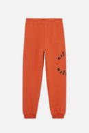 gere terracotta fleece-jersey pants