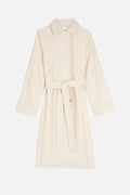 Manteau Fern Shantung - Ecru