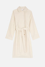 Manteau Fern Shantung - Ecru