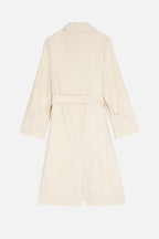 Manteau Fern Shantung - Ecru