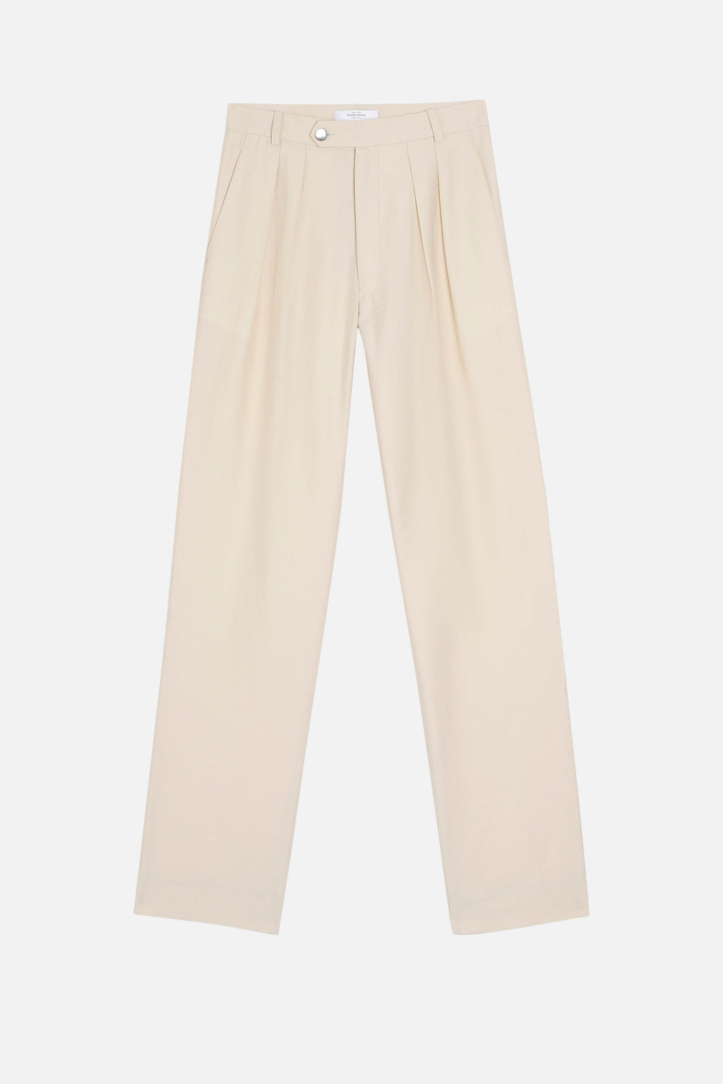 Taylor Shantung Trousers - Ecru