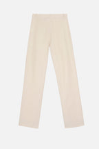 Taylor Shantung Trousers - Ecru