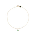Bracelet "Round Emerald Yellow Gold 375/1000