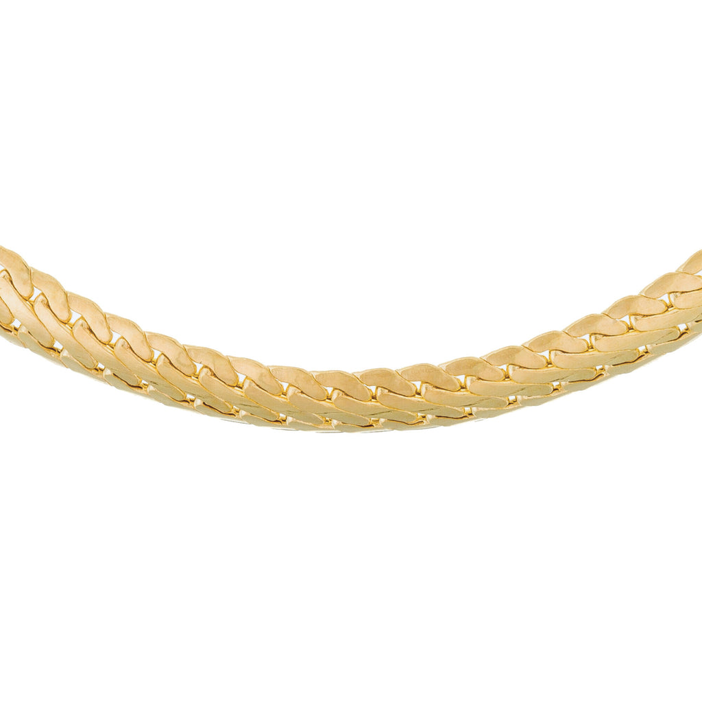 Pulsera Compacta “Guaya” – Oro Amarillo 375/1000