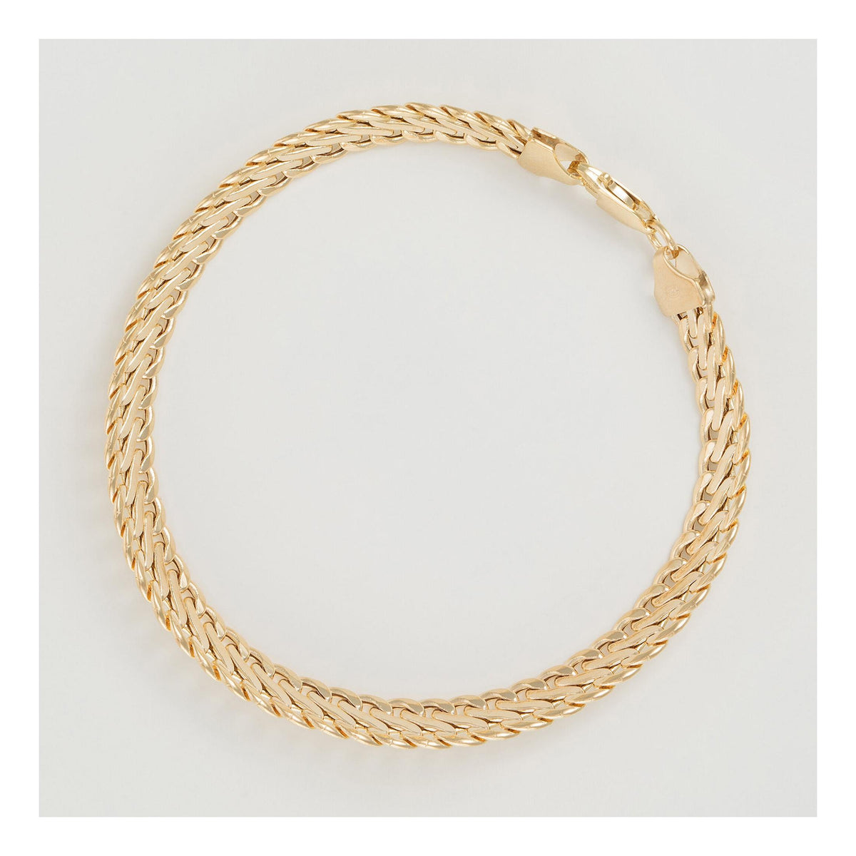 Bracelet Maille "Ares" Or Jaune 375/1000