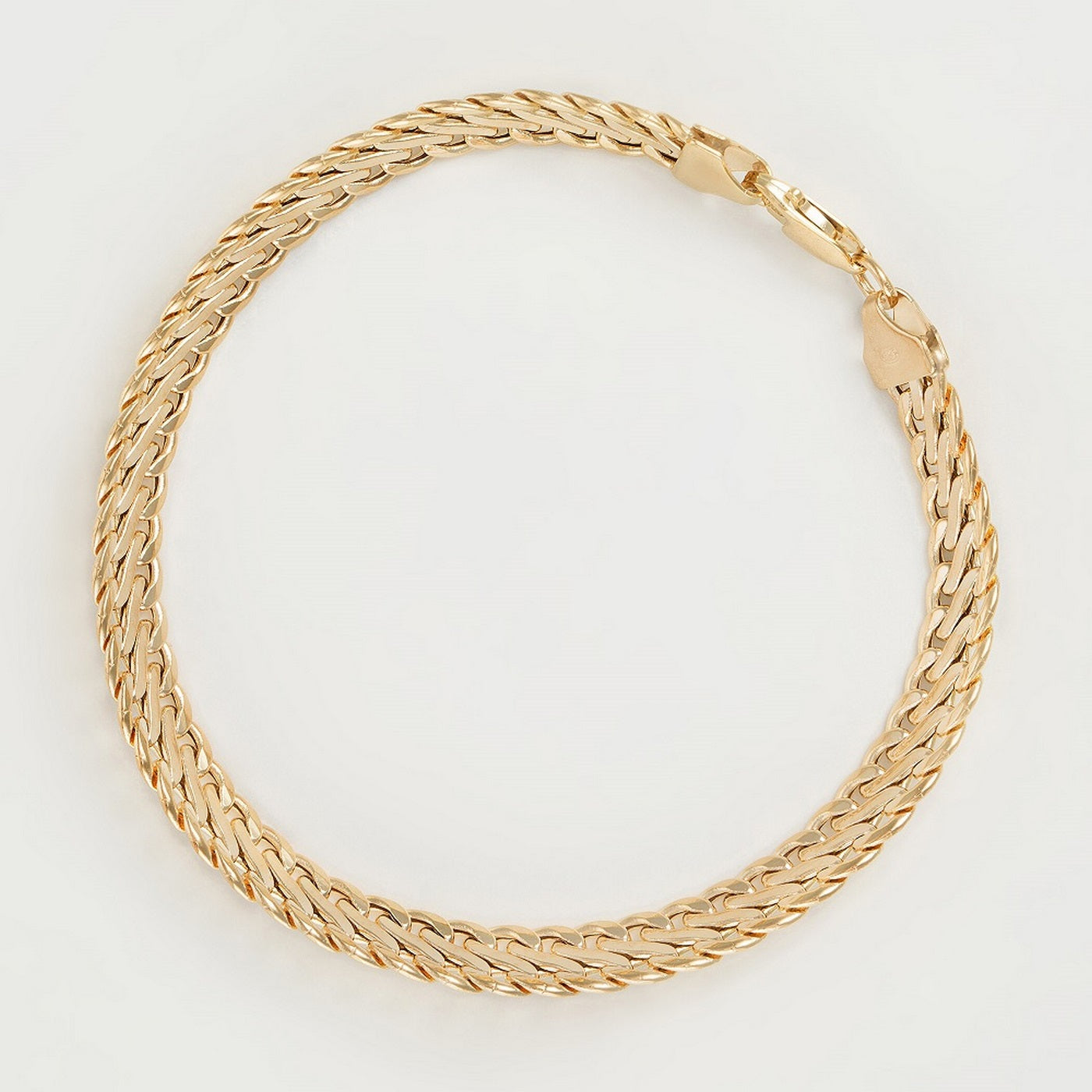 Pulsera de Malla “Ares” – Oro Amarillo 375/1000