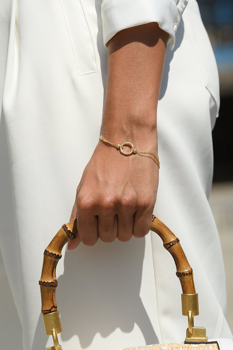 Bracelet "Rounda" Or Jaune 375/1000 - Or Jaune 375/1000