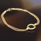 Bracelet "Rounda" Or Jaune 375/1000
