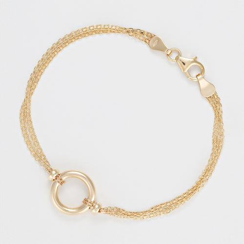 Bracelet "Rounda" Or Jaune 375/1000 - Or Jaune 375/1000