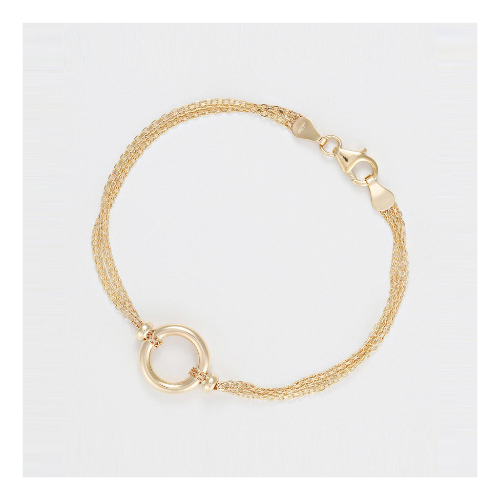 Bracelet "Rounda" Or Jaune 375/1000