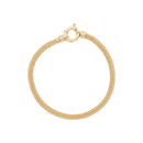 Mesh Bracelet "Laure" - Yellow Gold 375/1000