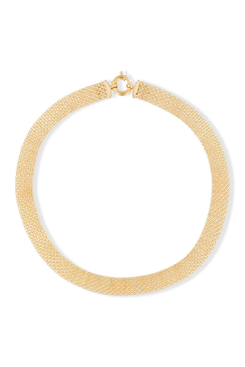 Bracelet "Maille Calera Fermoir Bouée" Or Jaune 375/1000