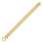 Bracelet "Maille Calera Fermoir Bouée" - Or Jaune