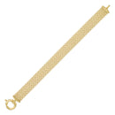 Bracelet "Maille Calera Fermoir Bouée" - Or Jaune